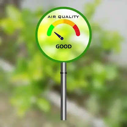 air quality gauge monitor symbol